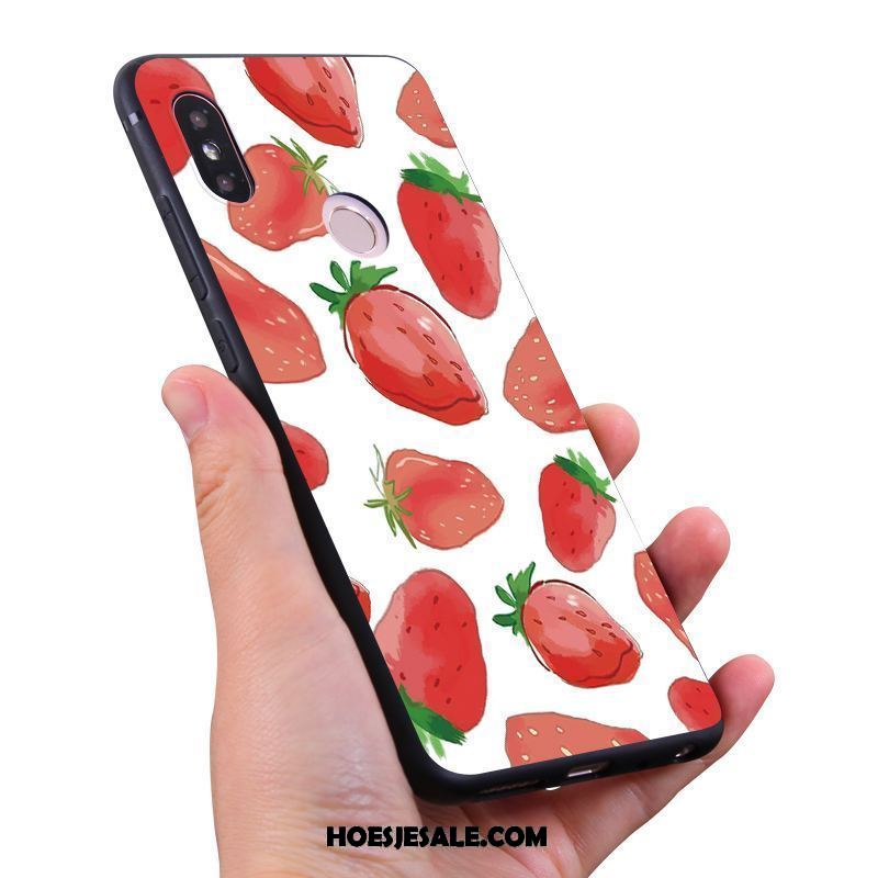 Xiaomi Mi Max 3 Hoesje Siliconen Aardbei Rood Mobiele Telefoon Fruit Kopen