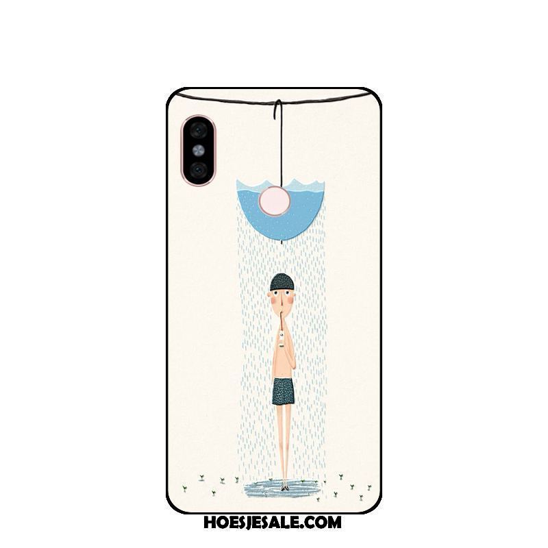 Xiaomi Mi Max 3 Hoesje Trend Blauw Hanger Mini Reliëf Kopen