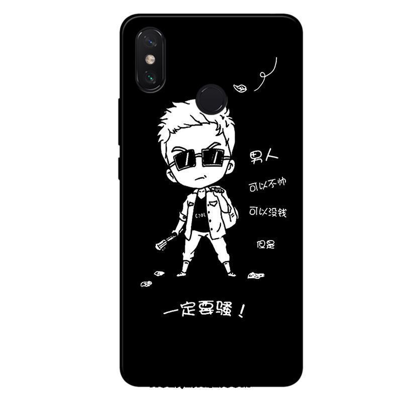 Xiaomi Mi Max 3 Hoesje Zwart Grappig Persoonlijk Anti-fall All Inclusive Sale