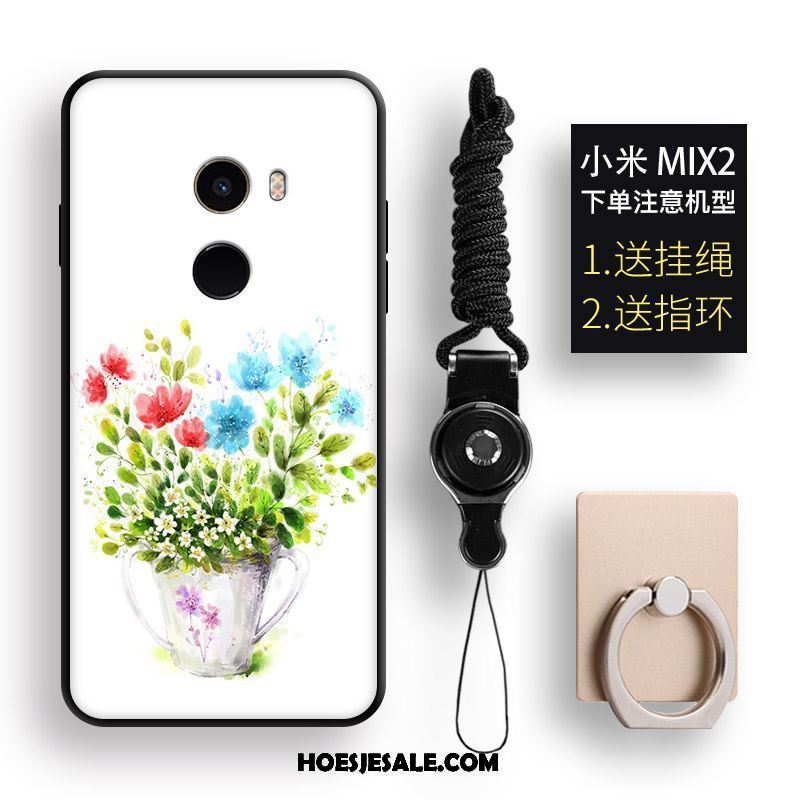 Xiaomi Mi Mix 2 Hoesje Anti-fall Bloemen Spotprent Mobiele Telefoon Hanger Sale