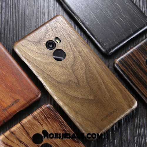 Xiaomi Mi Mix 2 Hoesje Anti-fall Massief Hout Hoes Dun Trendy Merk Winkel