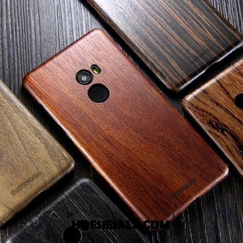 Xiaomi Mi Mix 2 Hoesje Anti-fall Massief Hout Hoes Dun Trendy Merk Winkel