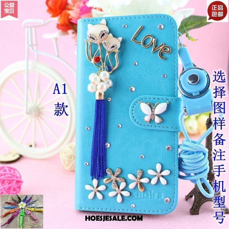 Xiaomi Mi Mix 2 Hoesje Folio Leren Etui Wit Hanger Trend Sale