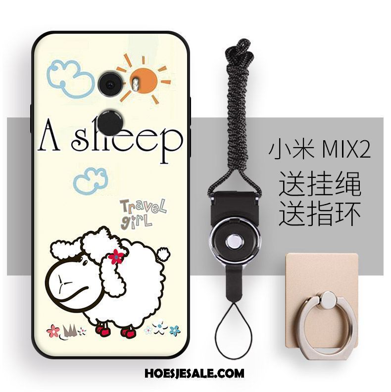 Xiaomi Mi Mix 2 Hoesje Geel Ring Mobiele Telefoon Mini Zacht Goedkoop