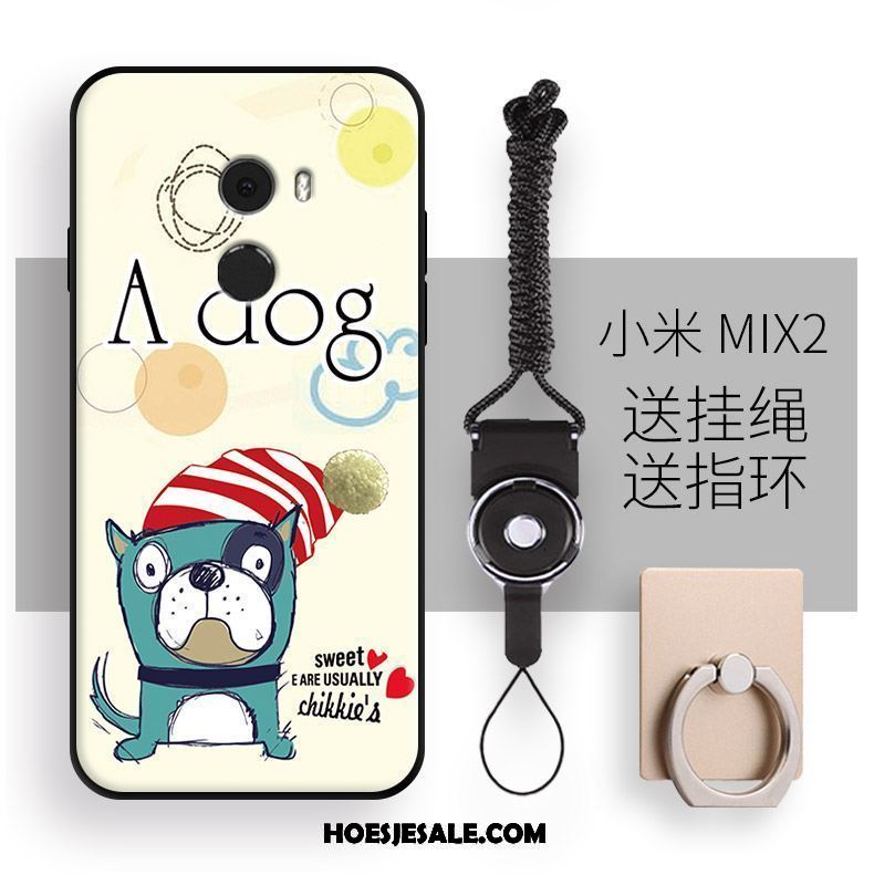 Xiaomi Mi Mix 2 Hoesje Geel Ring Mobiele Telefoon Mini Zacht Goedkoop