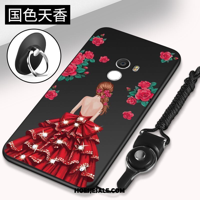 Xiaomi Mi Mix 2 Hoesje Hoes Hanger Bescherming Rood Anti-fall Goedkoop
