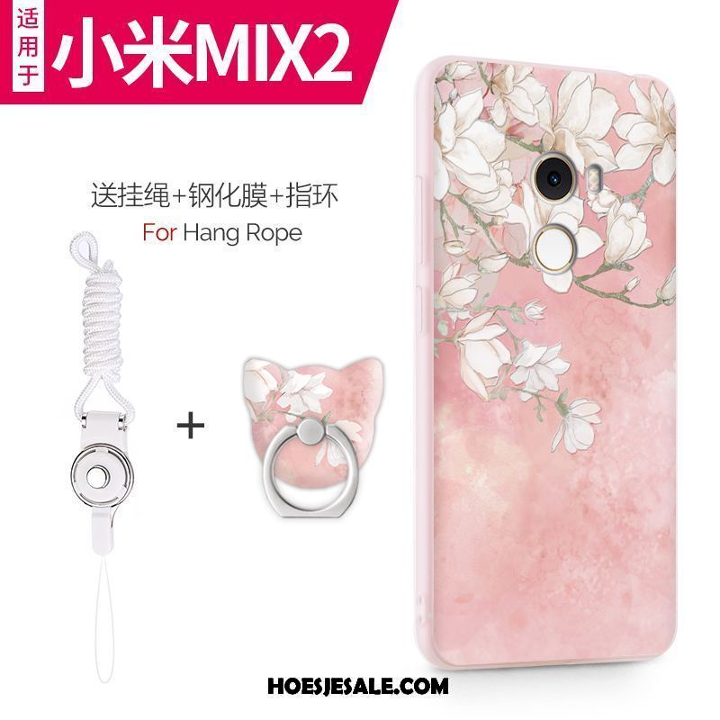 Xiaomi Mi Mix 2 Hoesje Purper Zacht All Inclusive Mini Anti-fall Goedkoop