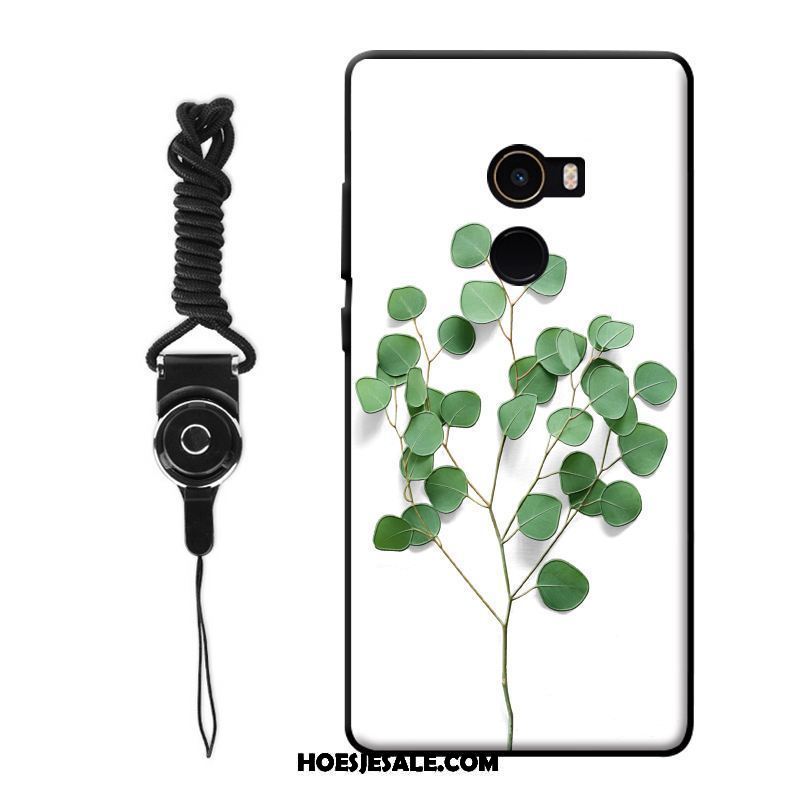 Xiaomi Mi Mix 2 Hoesje Wit Hanger Mobiele Telefoon Bloemen Kunst Kopen