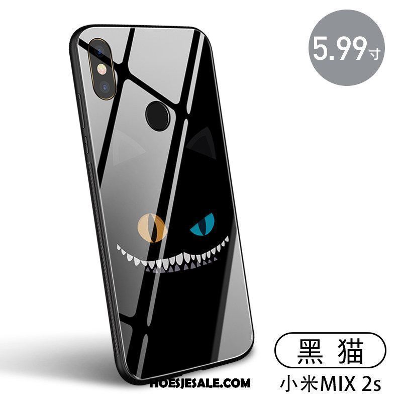 Xiaomi Mi Mix 2s Hoesje Anti-fall Glas Trend Mobiele Telefoon Persoonlijk Korting