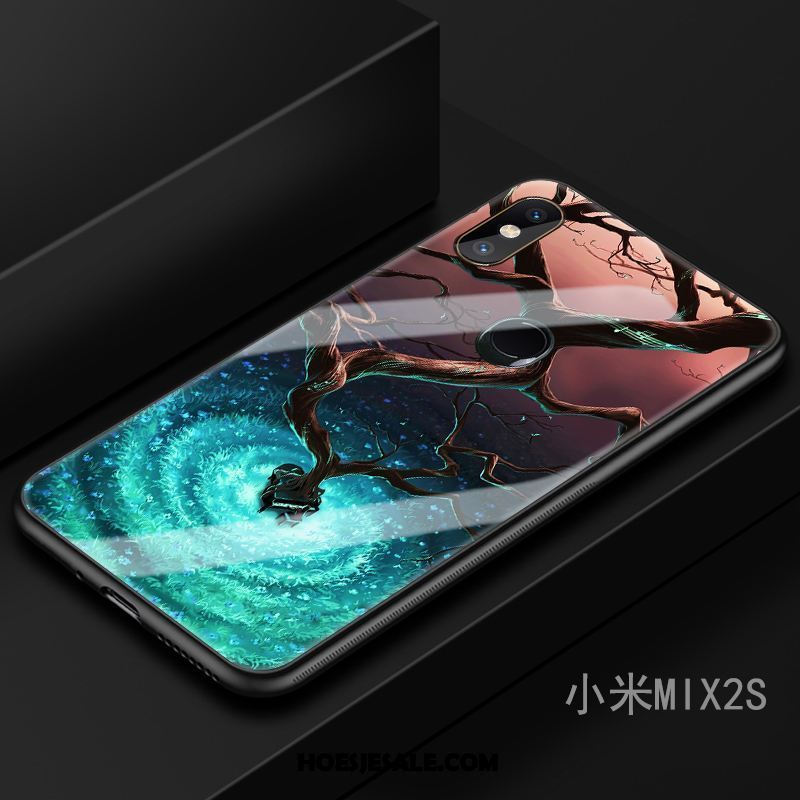 Xiaomi Mi Mix 2s Hoesje Anti-fall Persoonlijk Siliconen Mini Rood Sale