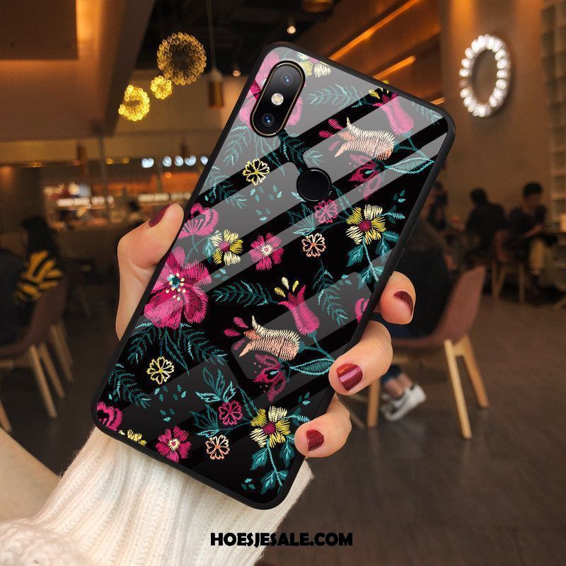 Xiaomi Mi Mix 2s Hoesje Hoes Mobiele Telefoon Anti-fall Scheppend Rood Kopen