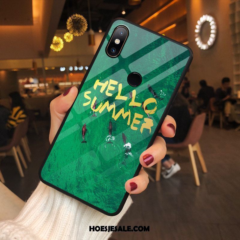 Xiaomi Mi Mix 2s Hoesje Hoes Mobiele Telefoon Anti-fall Scheppend Rood Kopen