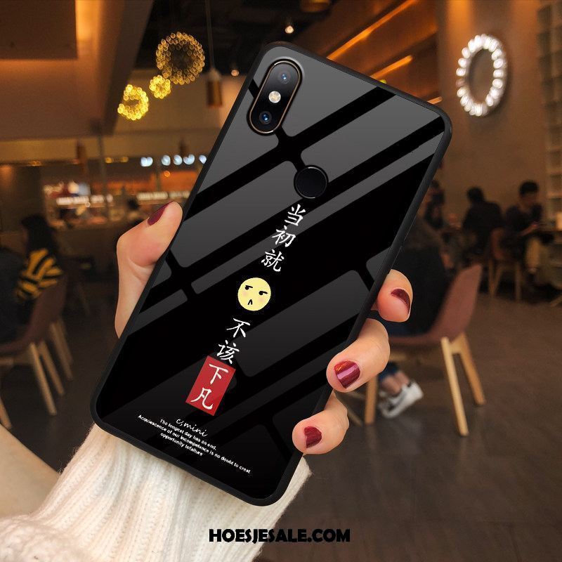 Xiaomi Mi Mix 2s Hoesje Hoes Mobiele Telefoon Anti-fall Scheppend Rood Kopen