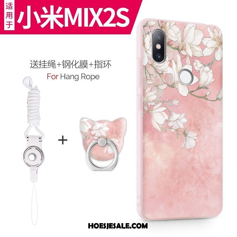 Xiaomi Mi Mix 2s Hoesje Siliconen All Inclusive Anti-fall Mini Schrobben Winkel