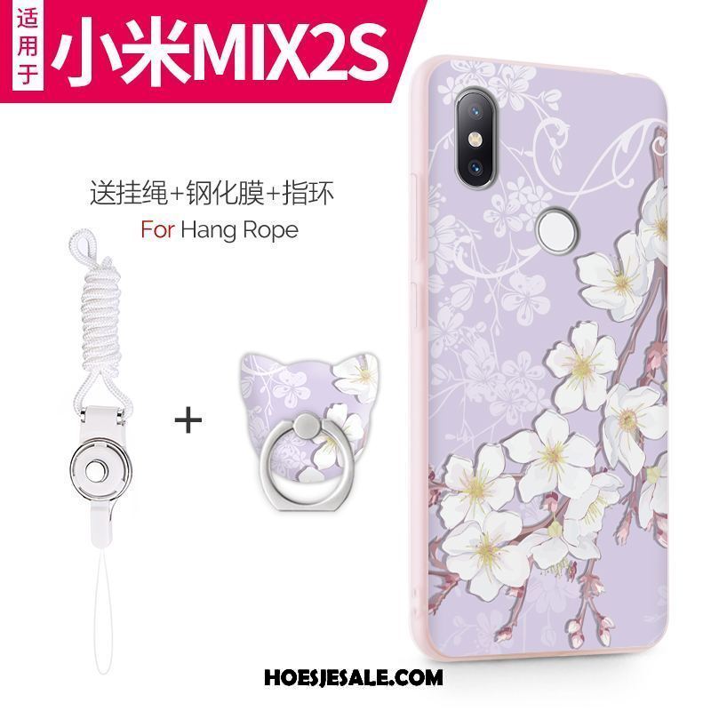 Xiaomi Mi Mix 2s Hoesje Siliconen All Inclusive Anti-fall Mini Schrobben Winkel