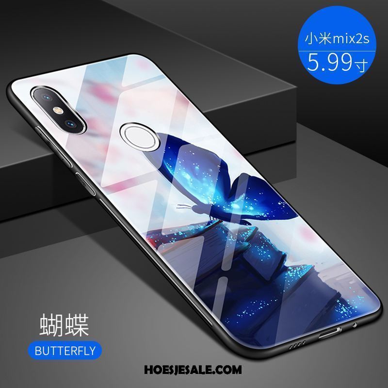 Xiaomi Mi Mix 2s Hoesje Siliconen All Inclusive Mobiele Telefoon Hoes Blauw Goedkoop