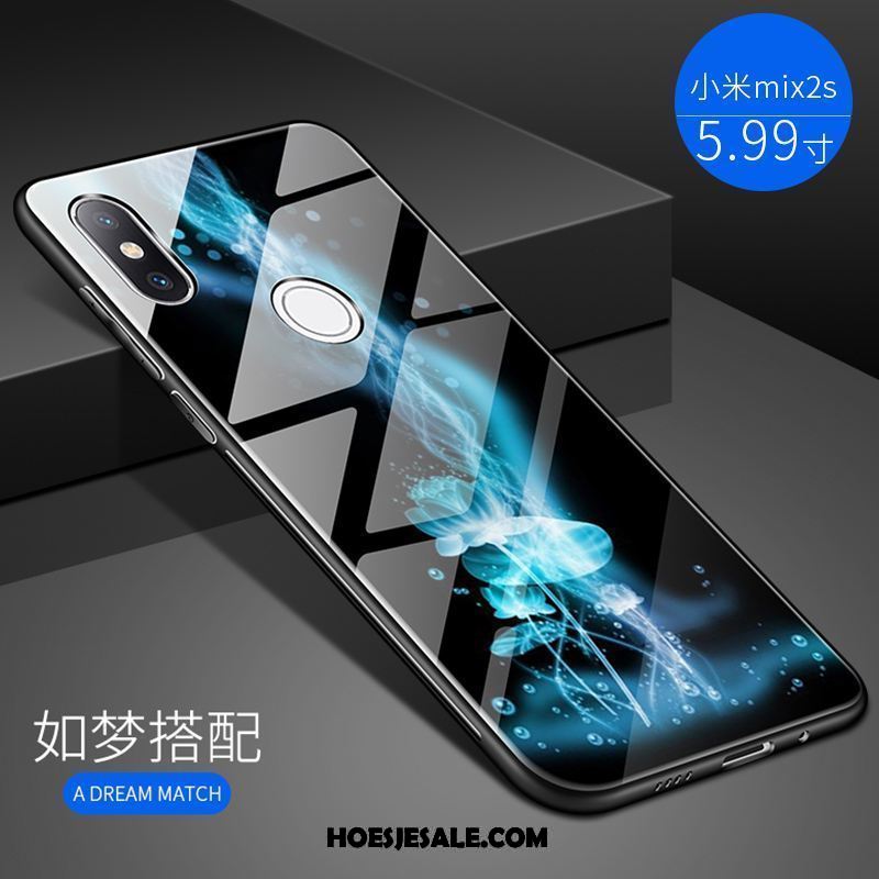 Xiaomi Mi Mix 2s Hoesje Siliconen All Inclusive Mobiele Telefoon Hoes Blauw Goedkoop