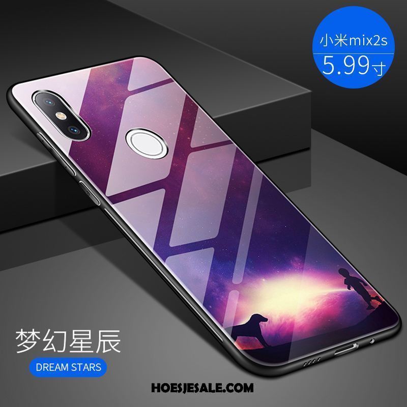 Xiaomi Mi Mix 2s Hoesje Siliconen All Inclusive Mobiele Telefoon Hoes Blauw Goedkoop