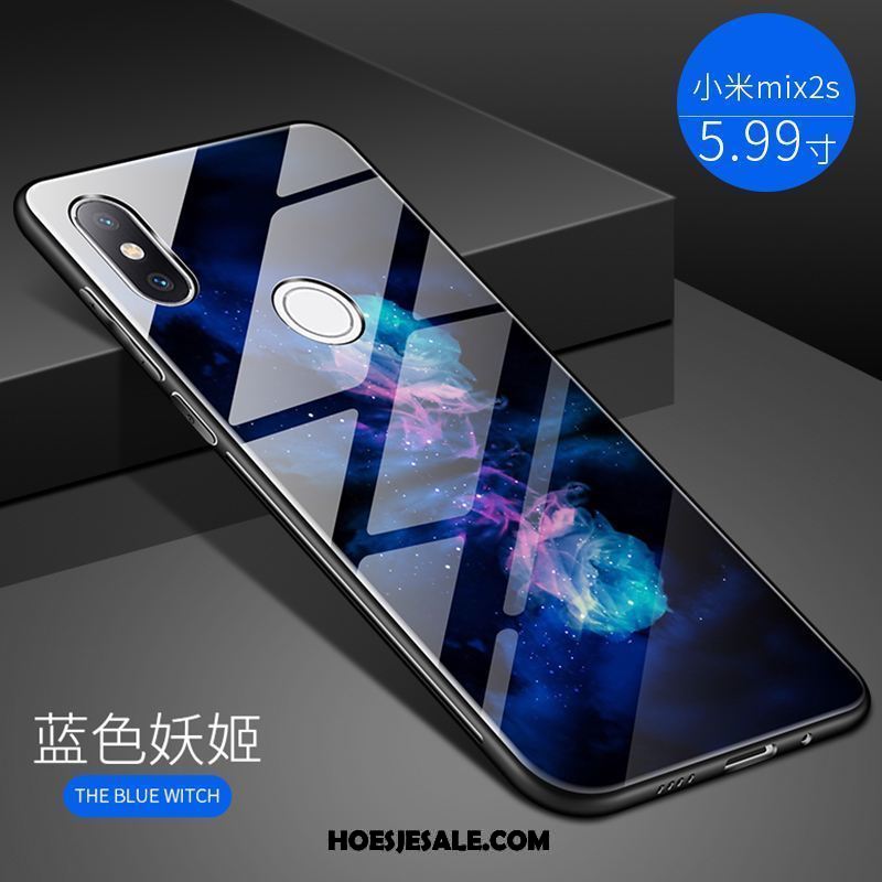 Xiaomi Mi Mix 2s Hoesje Siliconen All Inclusive Mobiele Telefoon Hoes Blauw Goedkoop