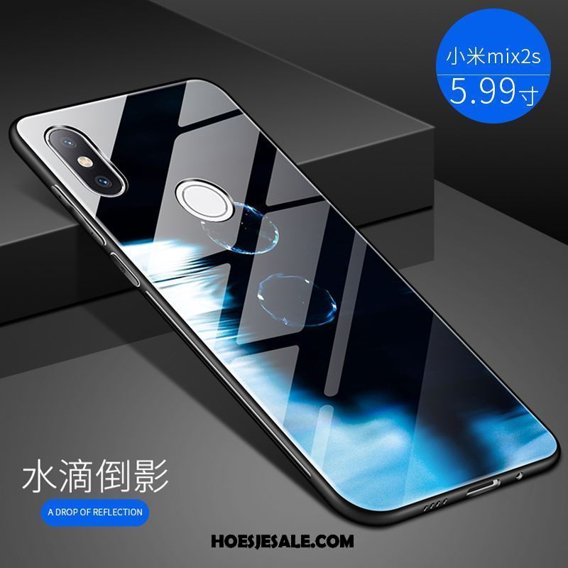 Xiaomi Mi Mix 2s Hoesje Siliconen All Inclusive Mobiele Telefoon Hoes Blauw Goedkoop