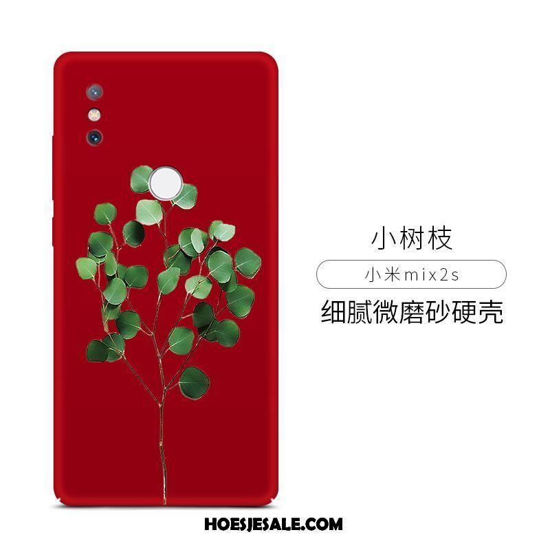 Xiaomi Mi Mix 2s Hoesje Trend Scheppend Anti-fall Bescherming Rood Kopen