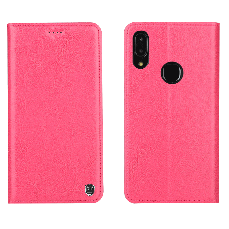 Xiaomi Mi Mix 3 Hoesje All Inclusive Mini Echt Leer Rood Folio Sale