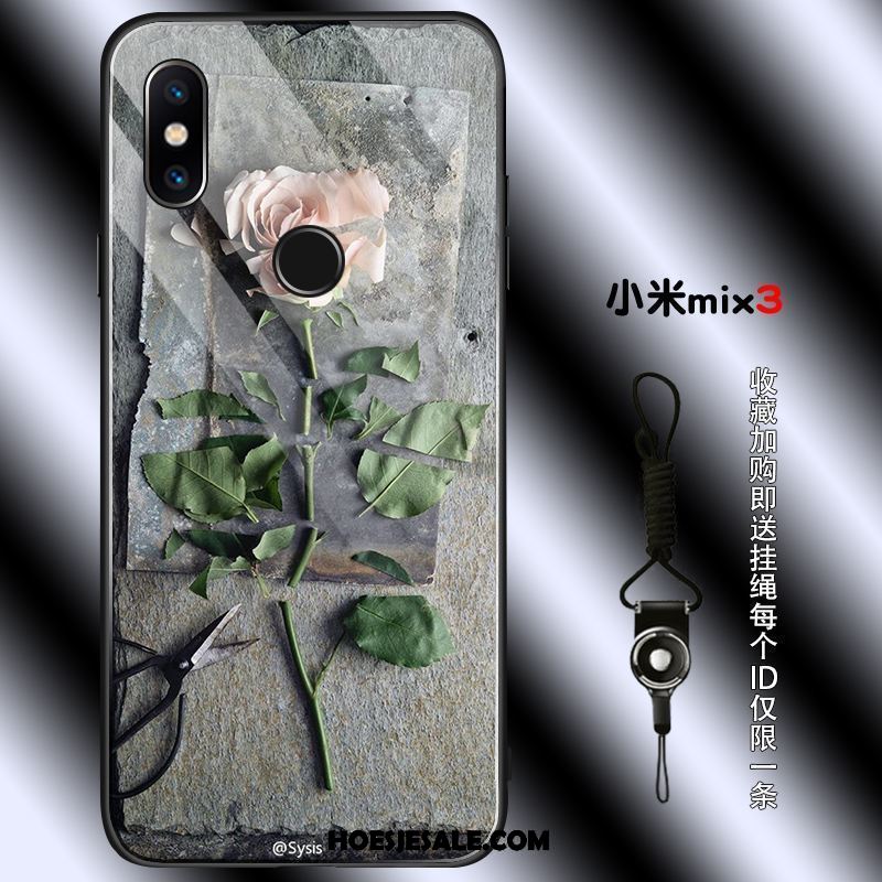 Xiaomi Mi Mix 3 Hoesje All Inclusive Zacht Bescherming Roze Vintage Sale