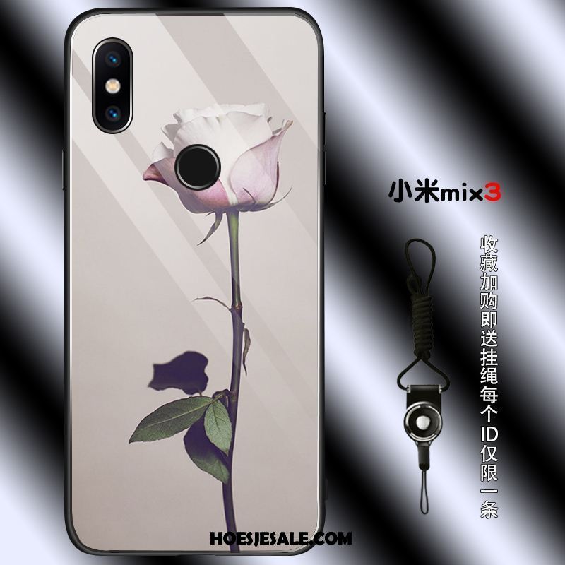 Xiaomi Mi Mix 3 Hoesje All Inclusive Zacht Bescherming Roze Vintage Sale