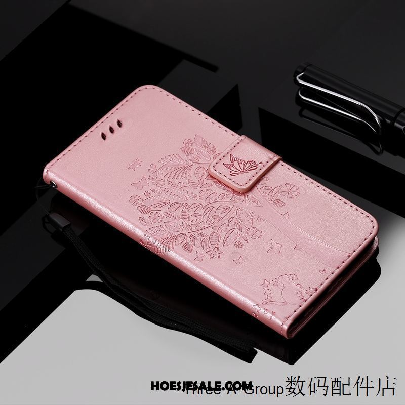 Xiaomi Mi Mix 3 Hoesje Bescherming Hoes Leren Etui Anti-fall Roze Kopen