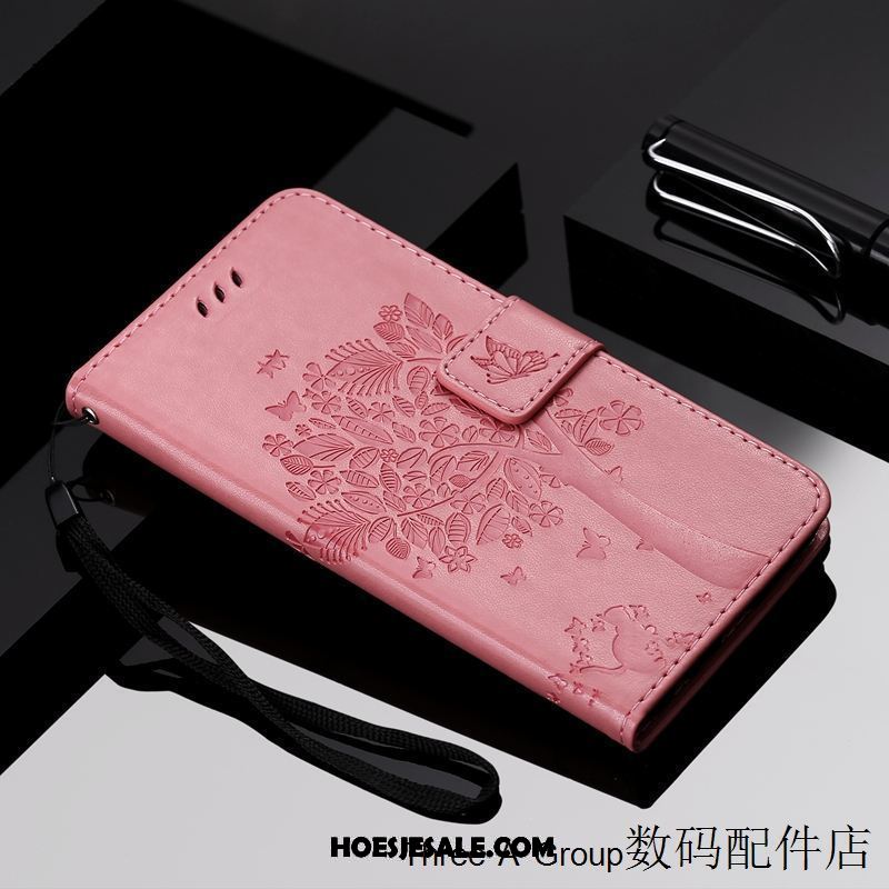 Xiaomi Mi Mix 3 Hoesje Bescherming Hoes Leren Etui Anti-fall Roze Kopen