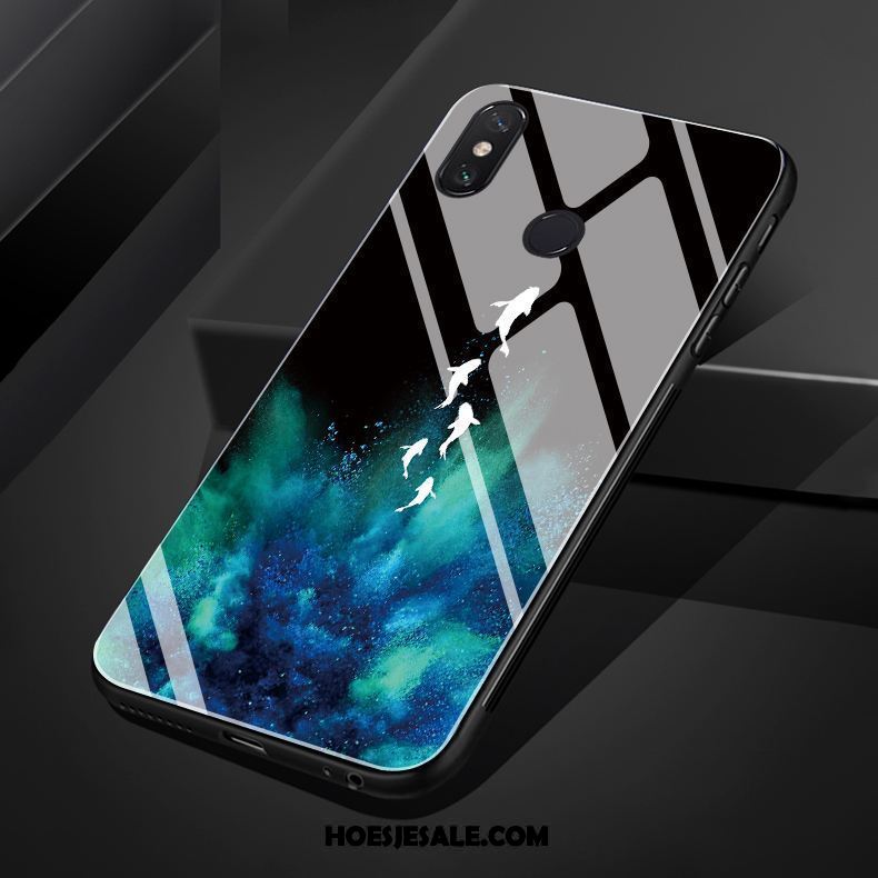 Xiaomi Mi Mix 3 Hoesje Glas Wind Eenvoudige Mobiele Telefoon Siliconen Goedkoop