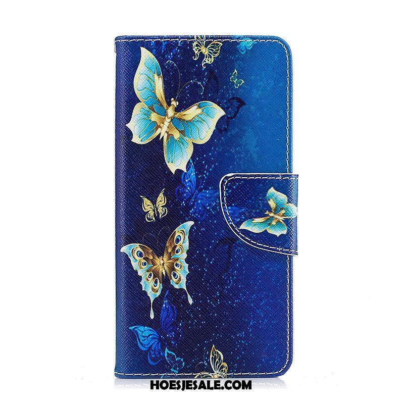 Xiaomi Mi Mix 3 Hoesje Leren Etui Mobiele Telefoon Bescherming Blauw Hoes Goedkoop