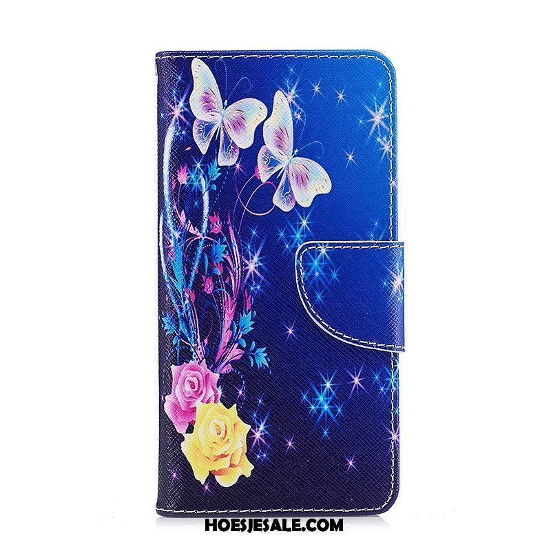 Xiaomi Mi Mix 3 Hoesje Leren Etui Mobiele Telefoon Bescherming Blauw Hoes Goedkoop