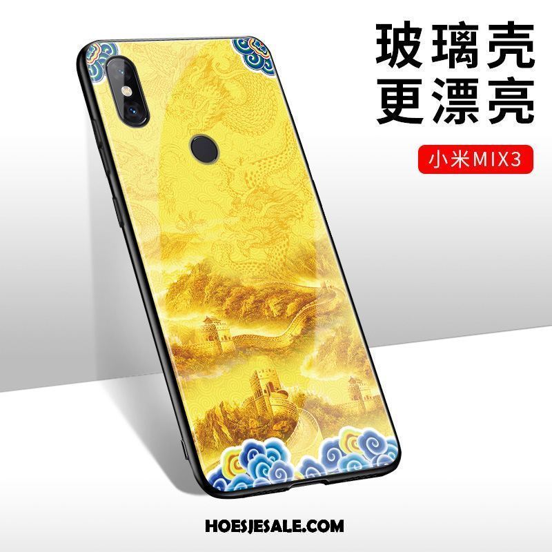Xiaomi Mi Mix 3 Hoesje Mini Groen Chinese Stijl Zacht Trend Kopen