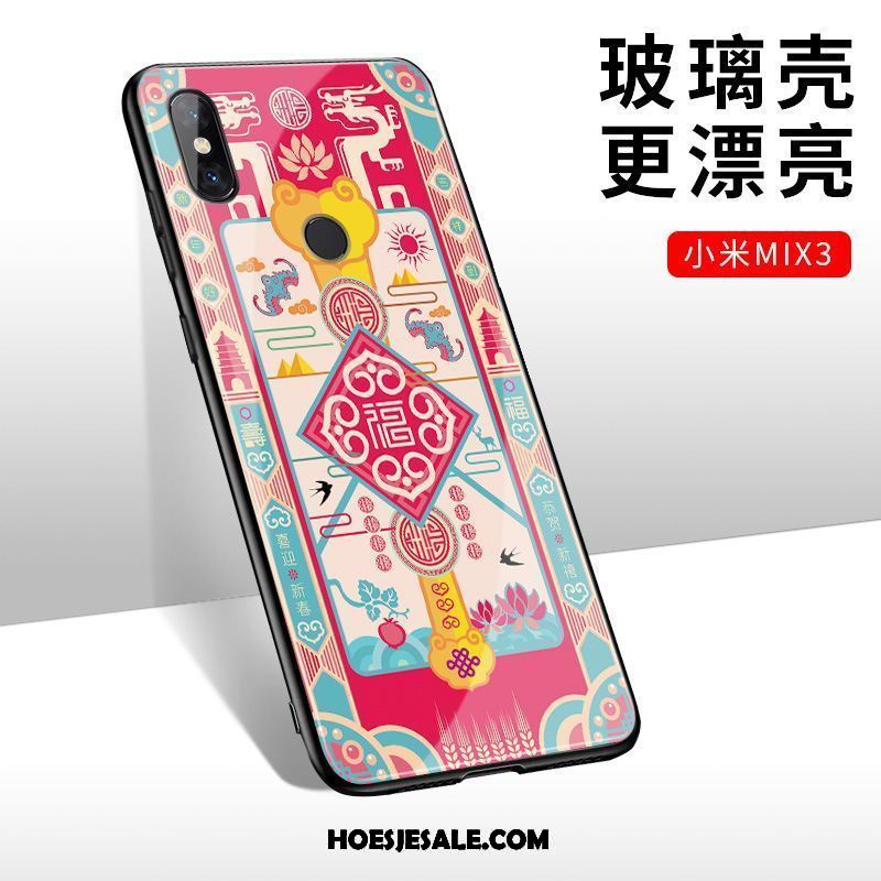 Xiaomi Mi Mix 3 Hoesje Mini Groen Chinese Stijl Zacht Trend Kopen