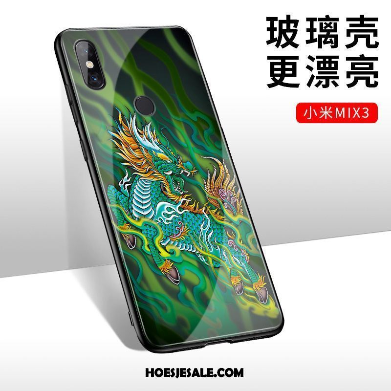 Xiaomi Mi Mix 3 Hoesje Mini Groen Chinese Stijl Zacht Trend Kopen