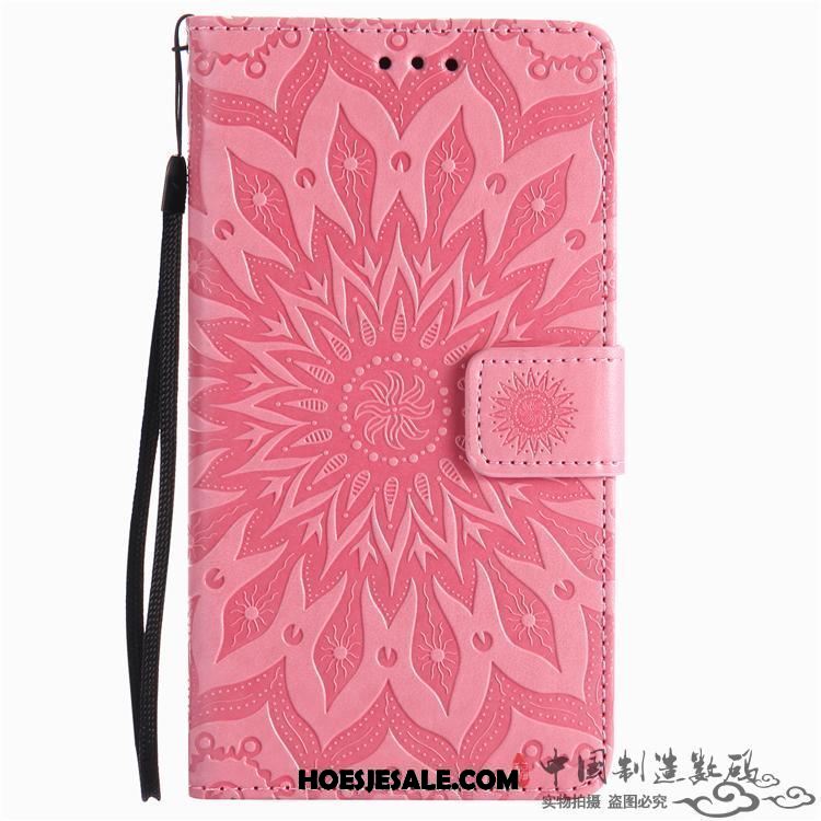 Xiaomi Mi Mix 3 Hoesje Mobiele Telefoon Leren Etui Purper Bescherming Folio