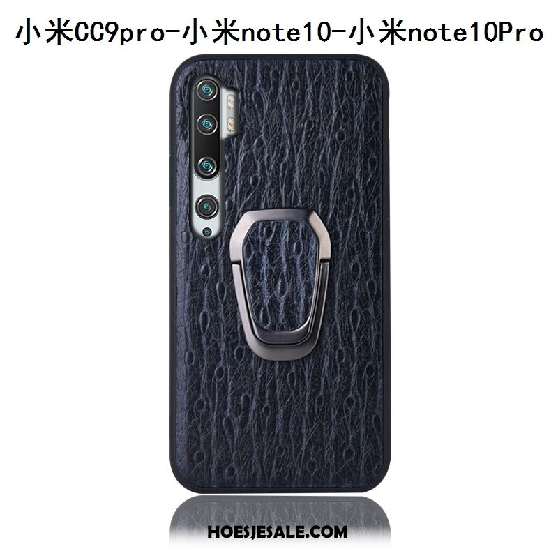 Xiaomi Mi Note 10 Hoesje Bescherming All Inclusive Achterklep Echt Leer Auto Sale