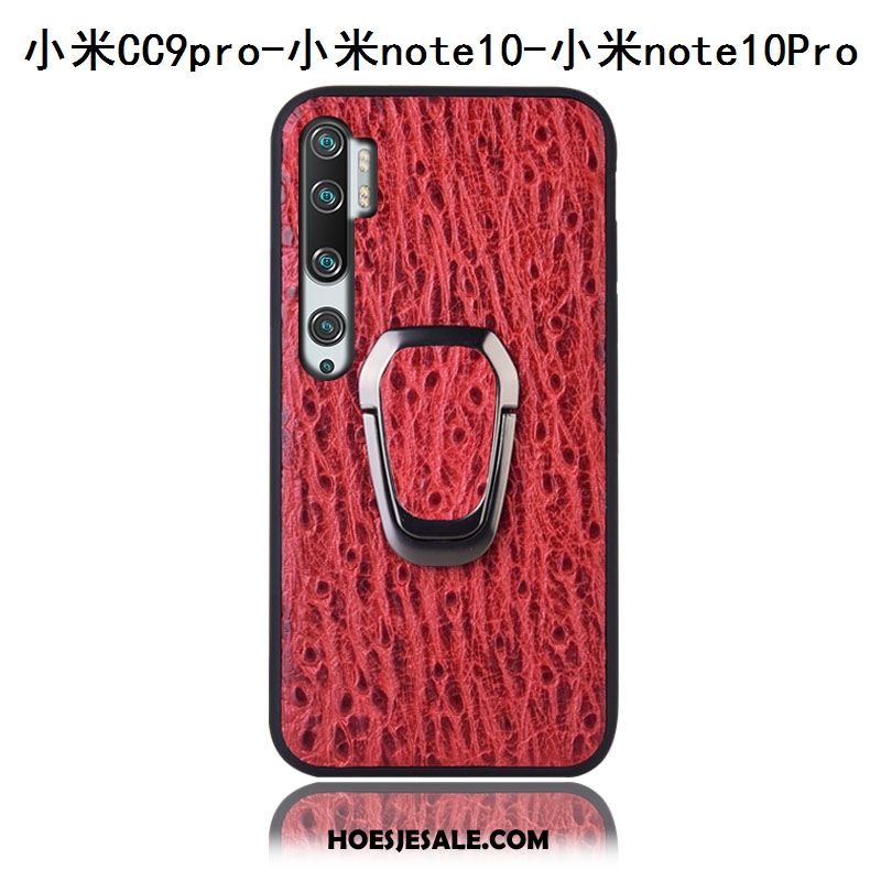 Xiaomi Mi Note 10 Hoesje Bescherming All Inclusive Achterklep Echt Leer Auto Sale