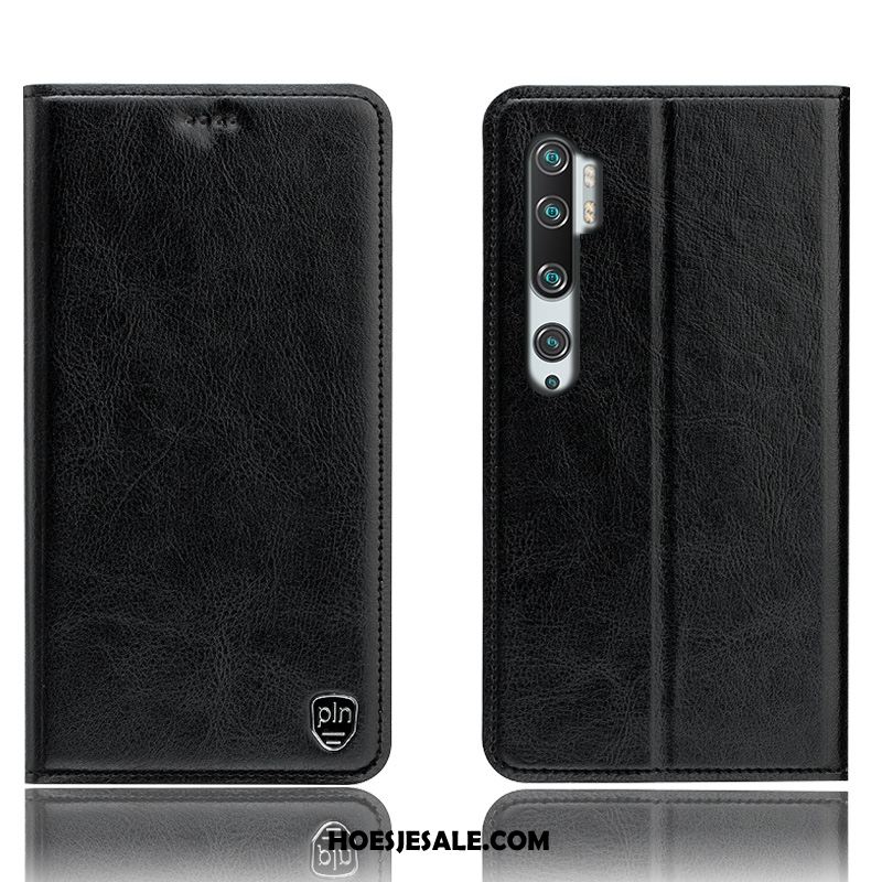 Xiaomi Mi Note 10 Hoesje Bescherming Anti-fall Leren Etui Patroon Folio Goedkoop