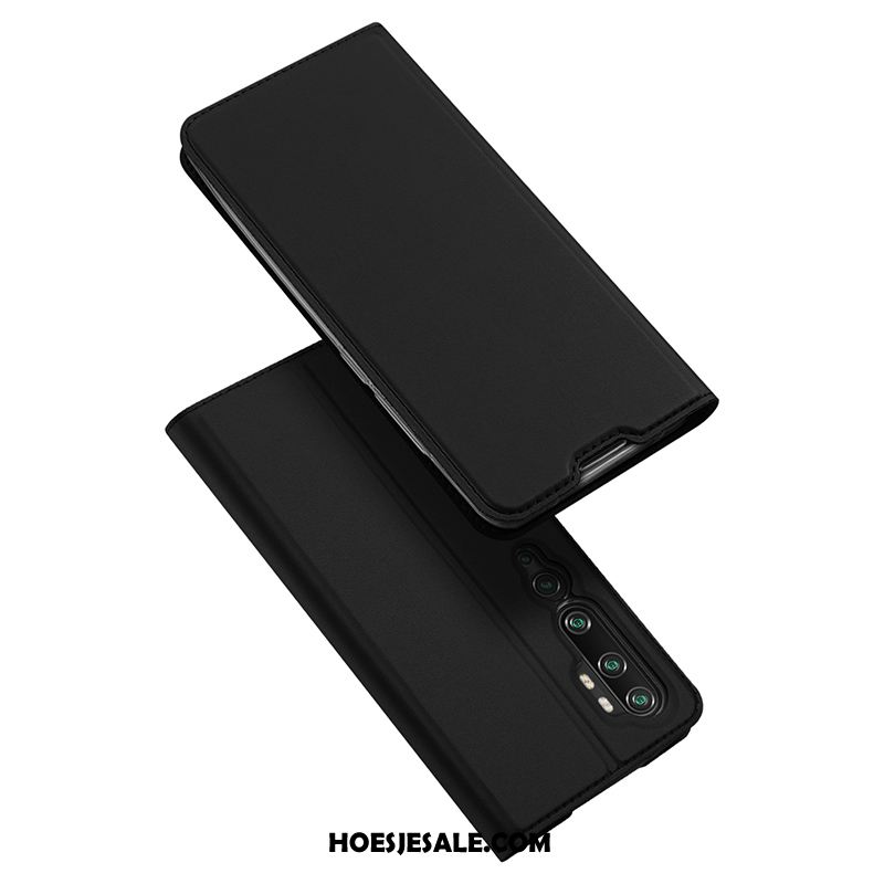 Xiaomi Mi Note 10 Hoesje Clamshell Kaart All Inclusive Zwart Bescherming Goedkoop