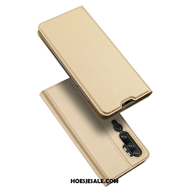 Xiaomi Mi Note 10 Hoesje Clamshell Kaart All Inclusive Zwart Bescherming Goedkoop