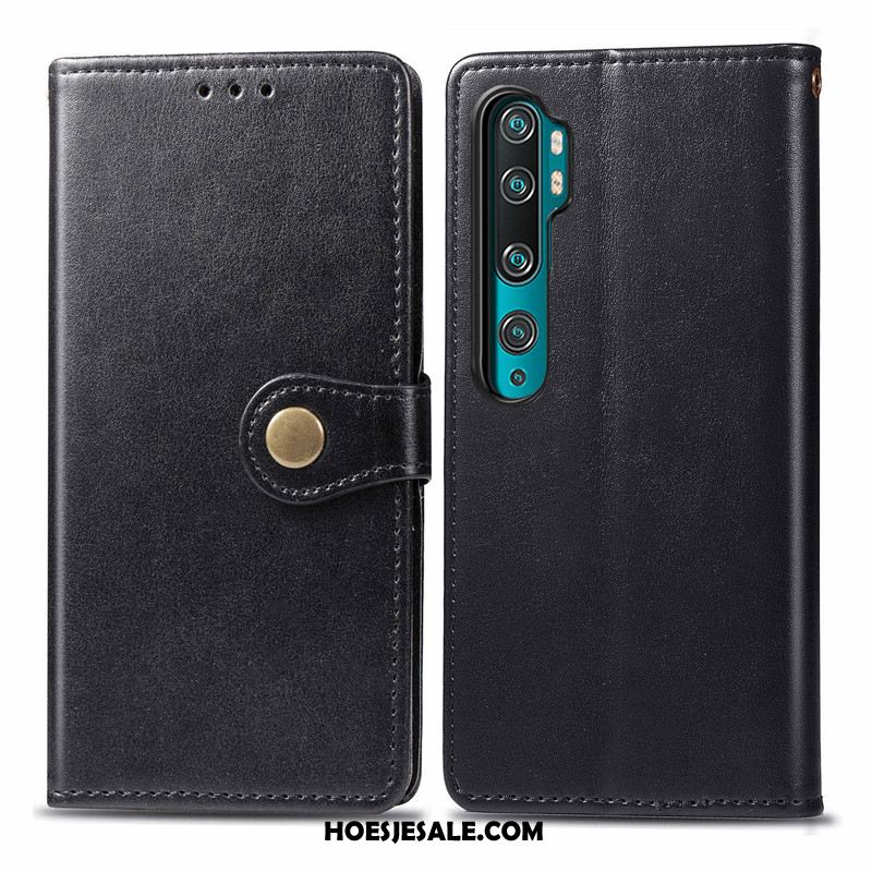 Xiaomi Mi Note 10 Hoesje Effen Kleur Folio Mini Mobiele Telefoon Hoes Online