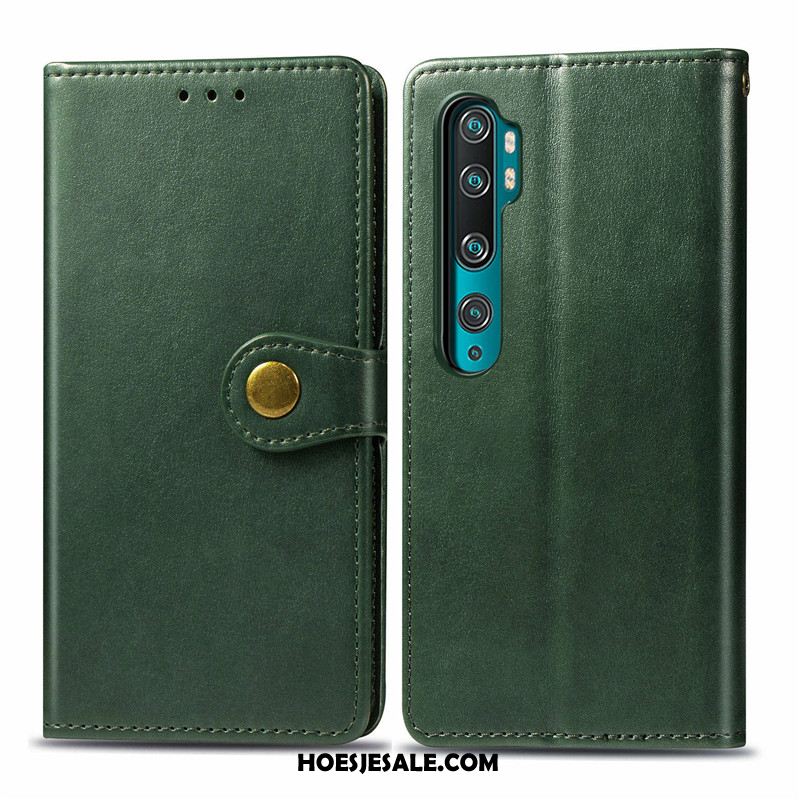 Xiaomi Mi Note 10 Hoesje Effen Kleur Folio Mini Mobiele Telefoon Hoes Online