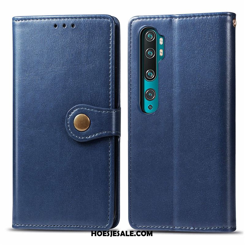 Xiaomi Mi Note 10 Hoesje Effen Kleur Folio Mini Mobiele Telefoon Hoes Online