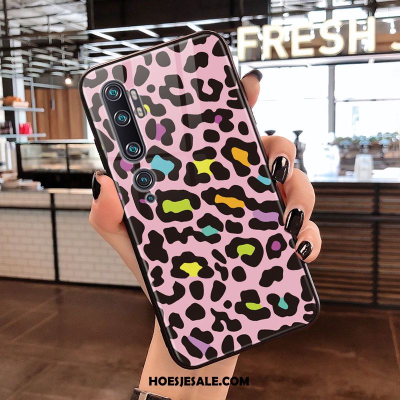Xiaomi Mi Note 10 Hoesje Roze Mobiele Telefoon Luipaard Persoonlijk Scheppend Korting