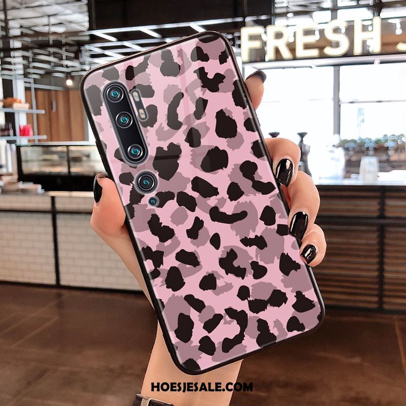 Xiaomi Mi Note 10 Hoesje Roze Mobiele Telefoon Luipaard Persoonlijk Scheppend Korting