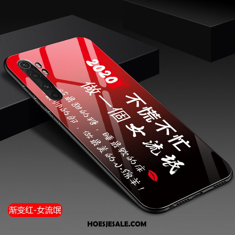 Xiaomi Mi Note 10 Lite Hoesje Anti-fall All Inclusive Hoes Hard Zacht Goedkoop