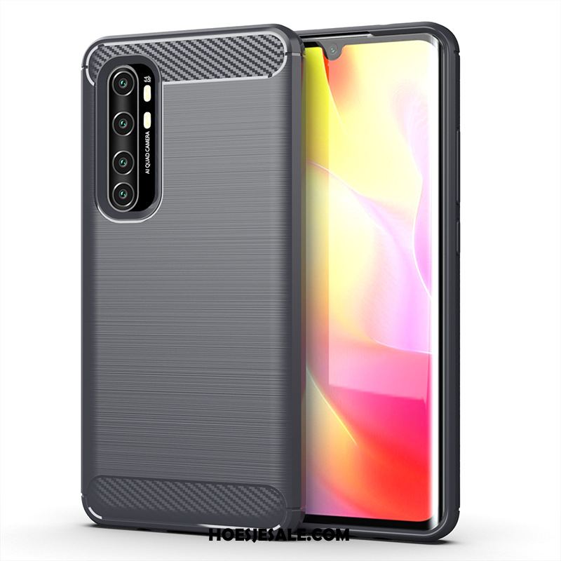 Xiaomi Mi Note 10 Lite Hoesje Bescherming Grijs Hoes Zacht Mini Online