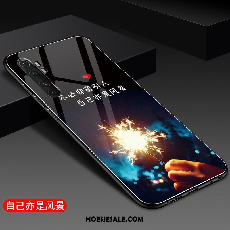 Xiaomi Mi Note 10 Lite Hoesje Blauw Lovers Anti-fall Hoes Jeugd Aanbiedingen